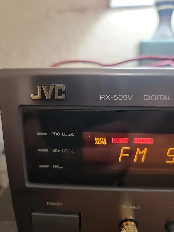 JVC RX-509VTN 5-Channel Stereo Receiver HiFi Audio Phono Input AVR Tested WORKS! - Image 3 of 4