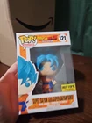 Funko Pop Super Saiyan God Super Saiyan Goku DBZ #121 Hot Topic Exclusive