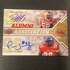Patrick Willis Peria Jerry 2009 Draft Edition Copper /50 #241 Rookie Auto RC HOF