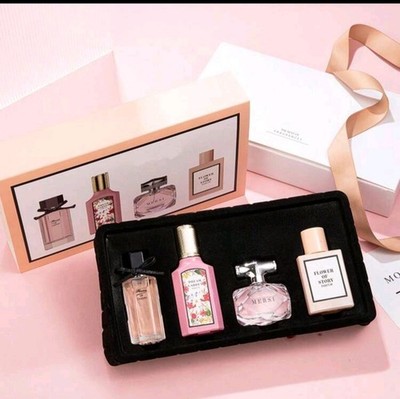 4Pcs Set Long-Lasting Fragrance Perfume Box Is Convenient For Women/Men Gift