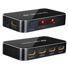 HDMI Switch 4 in 1 Out 4K 60Hz, HDMI Switcher Selector with Remote, Support H...