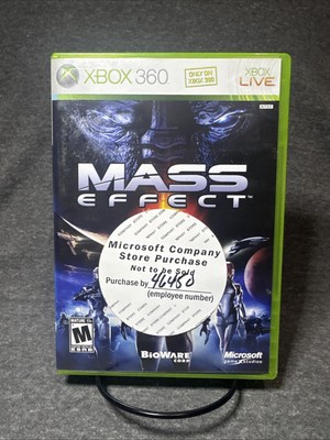 Mass Effect - Microsoft Sticker CIB Xbox 360