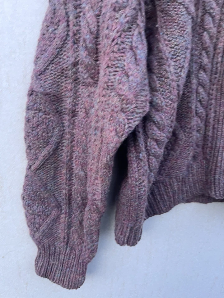 Cárdigan jersey con botones tejido con cable 100 % lana Shetland Gap para mujer - mediano Foto 3 de 4