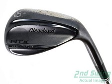 Cleveland RTX ZipCore Black Satin Wedge Lob LW 60  Steel X-Stiff Right 34.75in