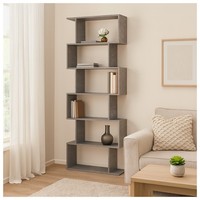 Regal 70X189 Thekla Beton Standregal Mit 6 FäChern Raumteiler Hti-Living