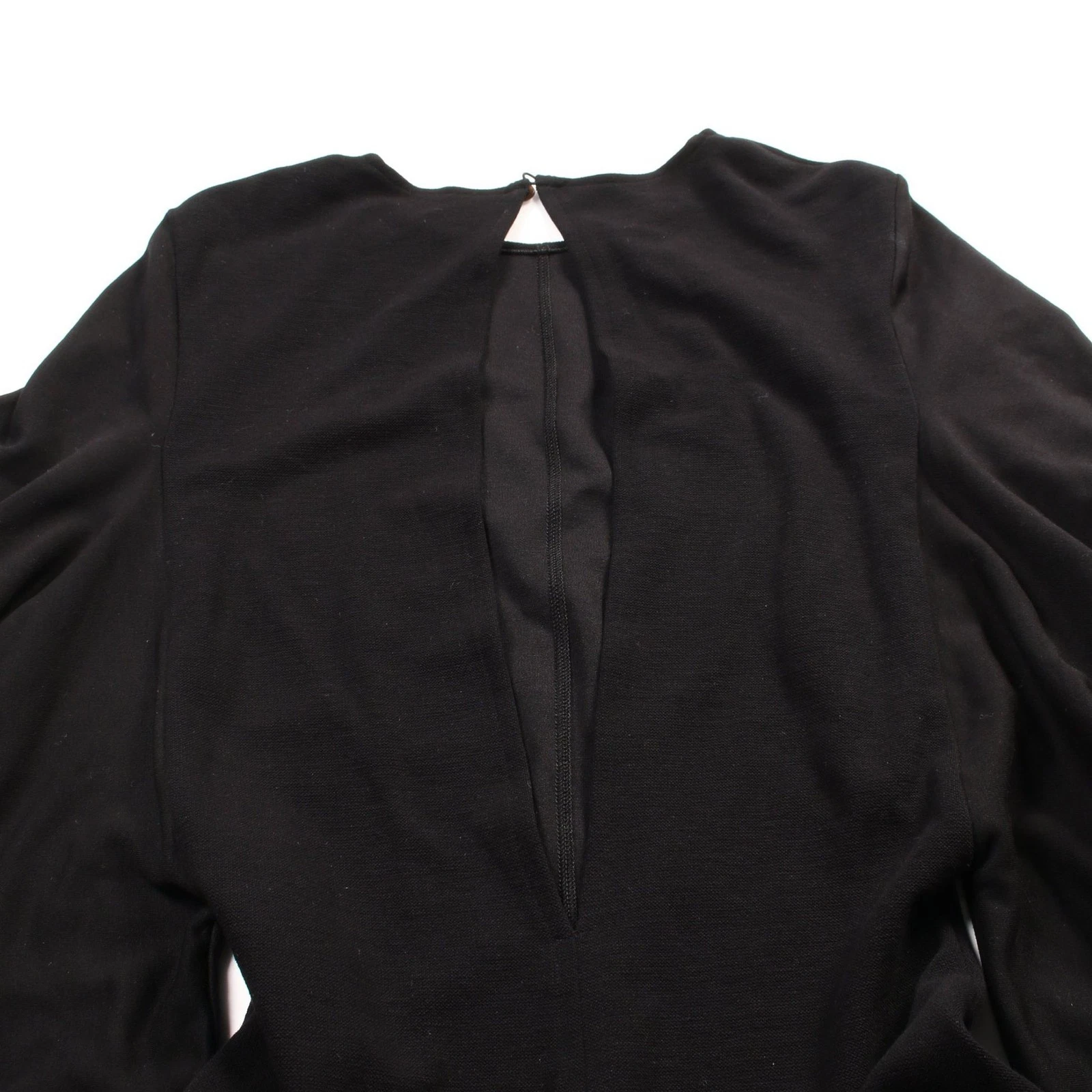 【Abito】LOEWE Vestito Asimmetrico Rayon Nero Buon Prodotto Usat Mod Dalppone