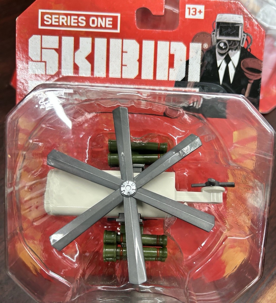 Bonkers Skibidi Toilet Camera Attack Helicopter 1:64 Diecast 2023