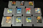 1980s 11 NES GAME LOT • NON or PARTIALLY WORK • VINTAGE NES NINTENDO VIDEO GAMES