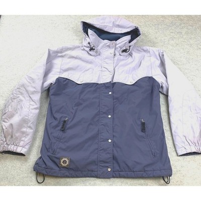 Body Glove Ski Jacket Mens Large Gray Navy Blue Water Resistant Insulated 6328