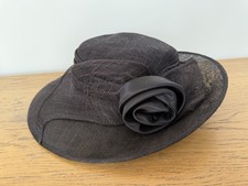 Vintage BHS Black Wedding Races Hat