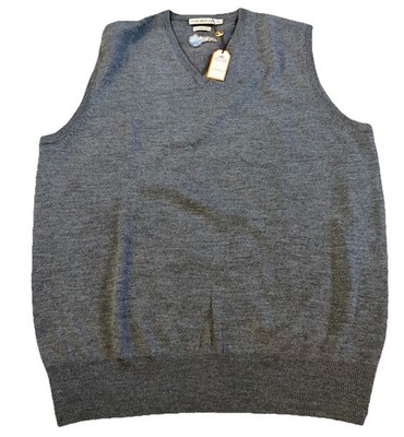 Peter Millar Orlando Magic V-Neck Vest M Charcoal Pullover Merino Wool NWT