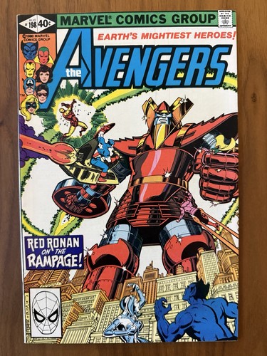 Avengers #198 | 1980 | George Perez | Red Ronin | Nick Fury | Ms Marvel