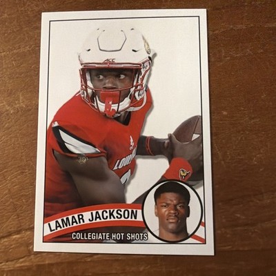 2021 Panini NIL Hot Shot #8 Lamar Jackson - Louisville