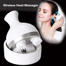 Waterproof Electric Head Massage Wireless Scalp Massager Prevent Hair Loss Body