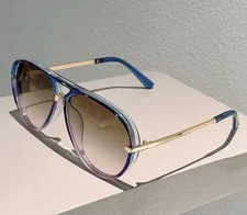 KAMMPT Vintage Pilot Sunglasses Men 2025 New Fashion Multi-color Gradient Shades