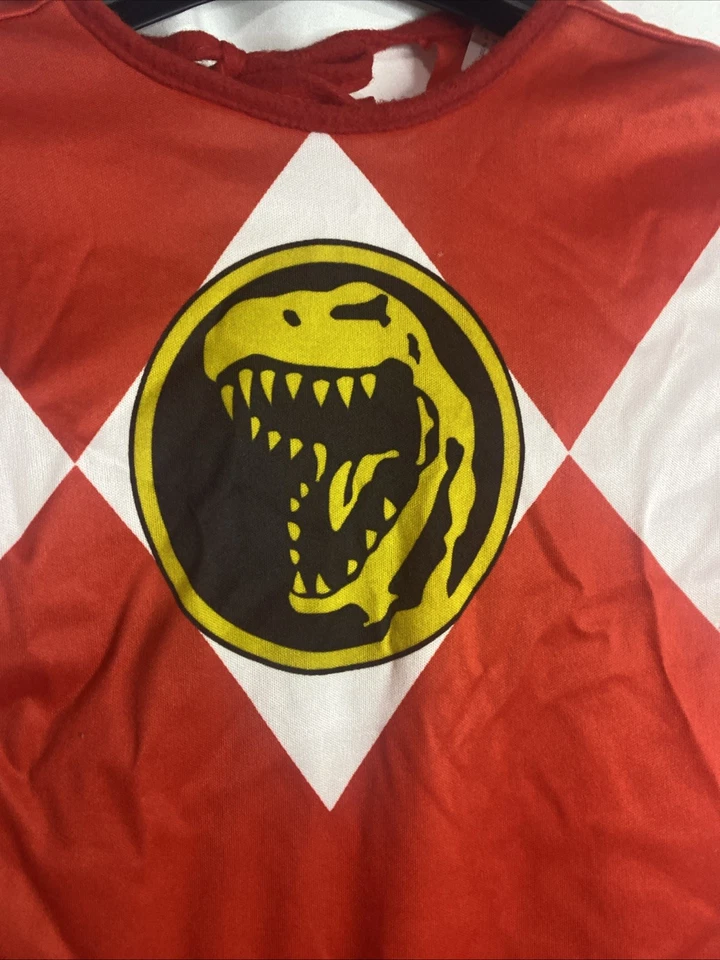 Disfraz de Jason Red Mighty Power Ranger 1994 de colección juguetes R EE. UU. juventud medio incompleto Foto 4 de 4