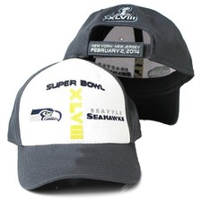 Seattle Seahawks Super Bowl XLVIII Youth Size Adjustable Strapback Hat