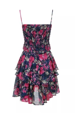 NWT Isabel Marant Étoile Anka Floral Smocked Mini Dress US 8 EU 42 Boho Cotton