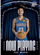 2021-22 NBA HOOPS TRE MANN NOW PLAYING #18 - OKC THUNDER