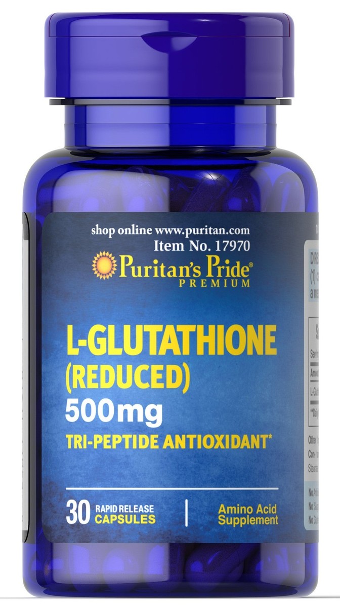 Puritan's Pride L-Glutathione 500 mg