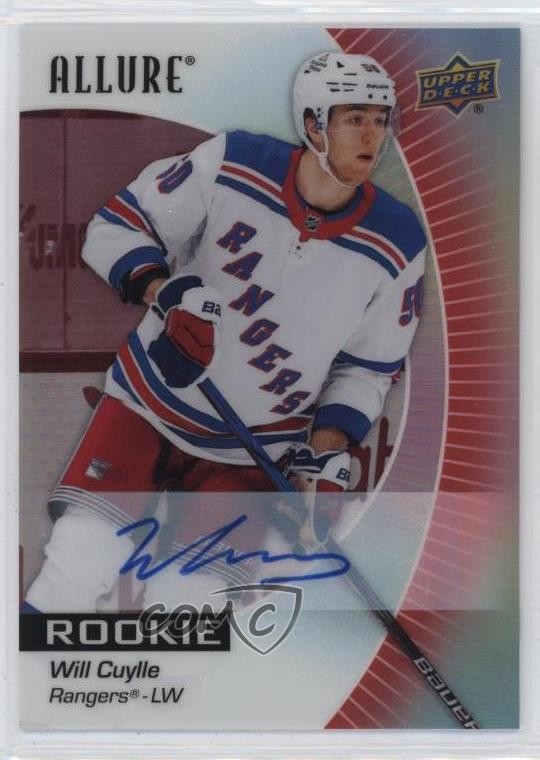 2023-24 Upper Deck Allure Rookies Red Rainbow Auto Will Cuylle #101 Auto