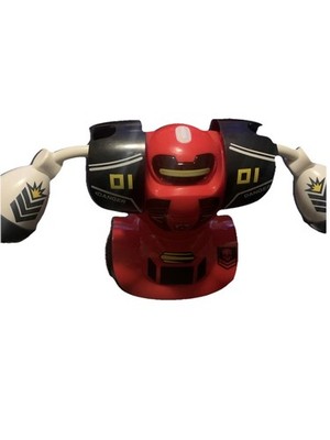  Breaking SHARPER iMAGE Remote Control RC Battle Bot Robot (Red) With Remote