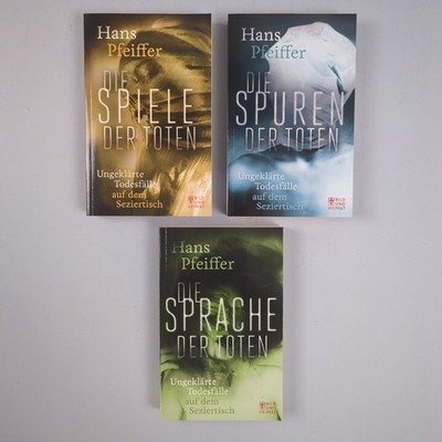 Hans Pfeiffer Konvolut 3 Bücher Gerichtsmedizin True Crime Todesfälle