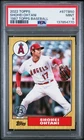 2022 Topps 1987 Topps Baseball #87TB50 Shohei Ohtani 1987 Topps Baseball PSA 9