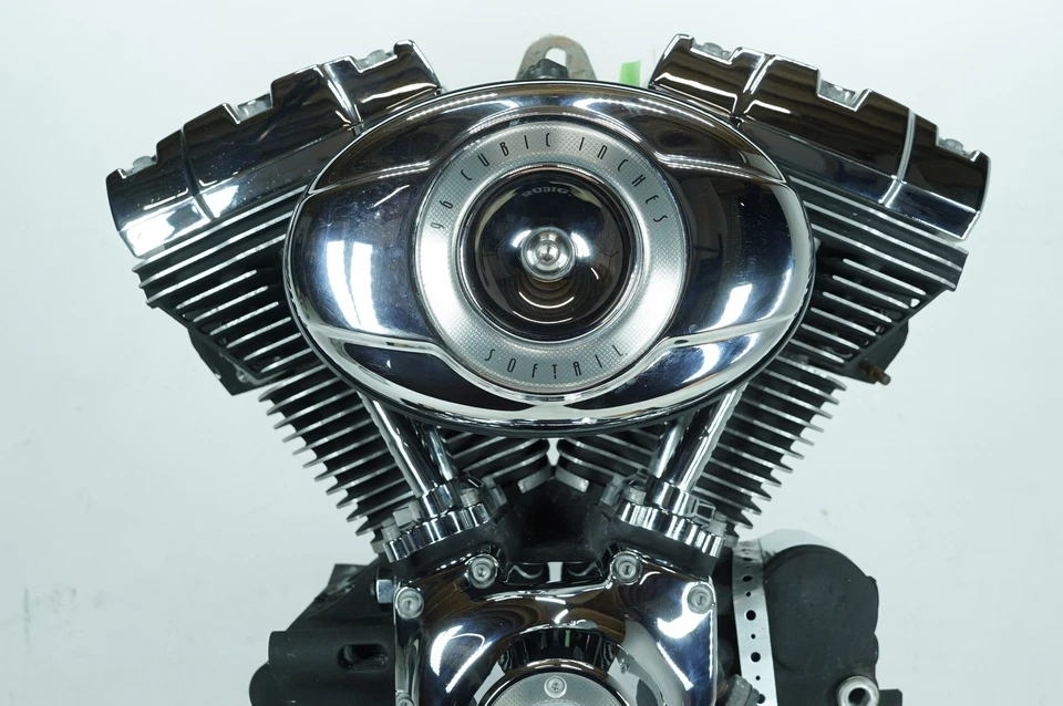 2010 Harley Softail FLSTC Heritage Classic OEM EFI Twin Cam 96 B Engine Motor 3K Foto 2 de 4