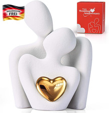 Paar Figur Deko Skulptur Liebe Porzellan Hochzeit Geschenk moderne Raumdekoratio