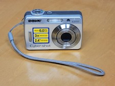 Sony Cyber-shot DSC-S500 6.0MP Digital Camera - Silver For Parts Or Repair