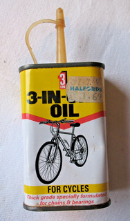 Old vintage pictorial CYCLE 3 IN ONE Oil Can For Cycles ( Empty )