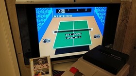 ZANAC/Smash Ping Pong FAMICOM DISK SYSTEM FDS Gamedisk and Box set tested-b216-