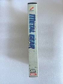 Metal Gear MSX2 Konami 1987 Japan Complete Box Manual Tested Authentic Rare