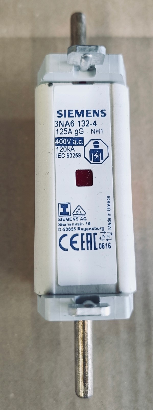 NH1 Siemens 3NA6 132-4 125A gG 3 Pack