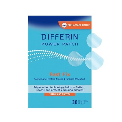 Differin Acne Patches, Pimple Patches for Prone 36 Count (Pack of 1) 