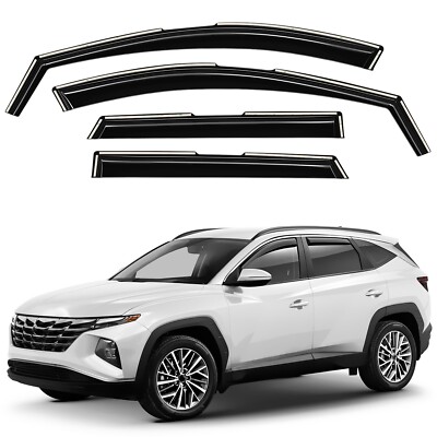 Sun Rain Visors Wind Rain Guards for 2022-2025 Hyundai Tucson
