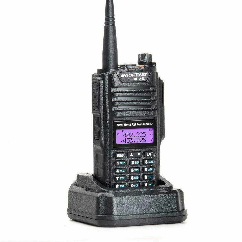 US Baofeng BF-A58 IP67 Waterproof Two Way Radio VHF/UHF Dual Band Walkie Talkie - Image 4 of 4