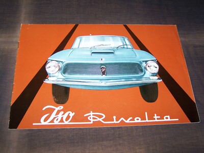 TOPRARITÄT Herrlicher Prospekt Iso Rivolta von 1963 !!!