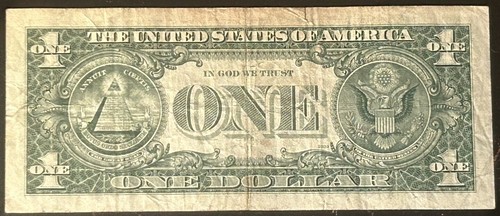 (VERY HIGH SERIAL NUMBER!) $1 RARE VINTAGE High Fancy Serial Number H99999951B - Picture 3 of 4
