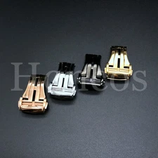 18 MM  Stainless Deployment Buckle Polish Clasp Planet Ocean Fits for Omega US