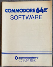 Vtg Commodore C64 Personal Computers Software Brochure C64 7pgs 8 1/2" x 11"