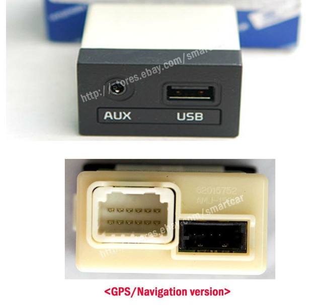 AUX USB Jack for 2014 2015 2016 KIA Forte / Cerato / K3 (for Navigation