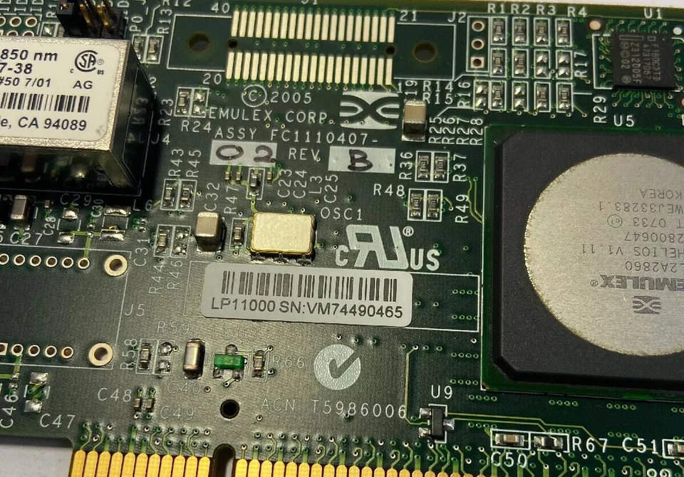 ~ Emulex Intel FC1120006 LP1150-E 4GB 1-Port PCI-X FC Host Bus Adapter - Image 2 of 3