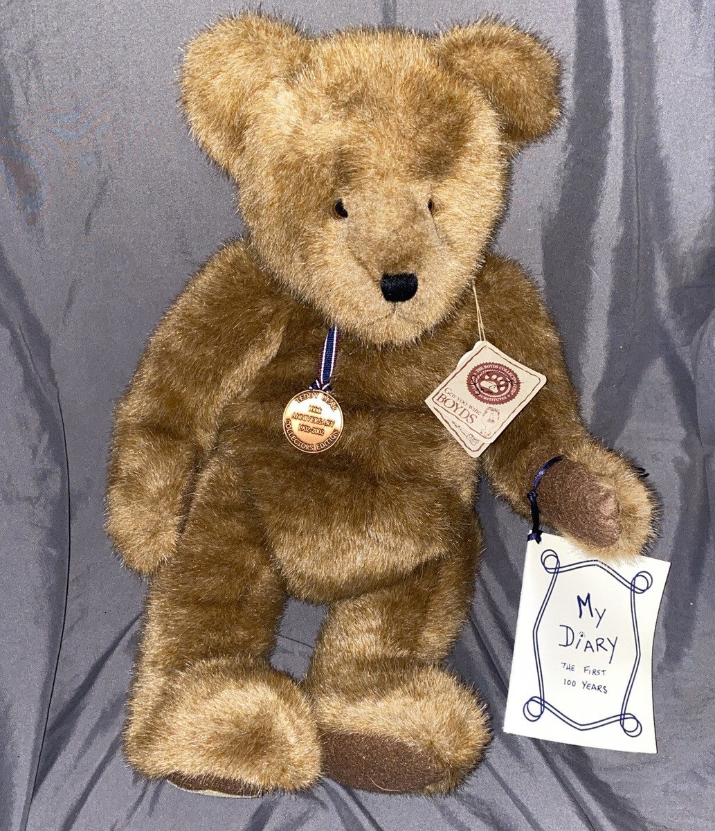 Jb bean associates Boyds Bears テディベア Boyds J.B. Bean & Associates THEODORE My Diary 100th