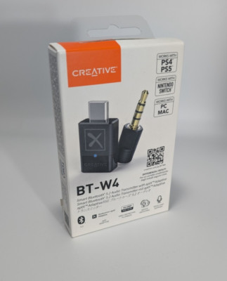 Creative BT-W4 PS4/PS5/Nintendo Switch compatible aptX Adaptive up to 24bit/96kH