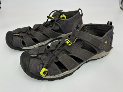 Keen Mens Newport H2 Gray Waterproof Water Sandals Shoes Blue 7/39 Closed Toe