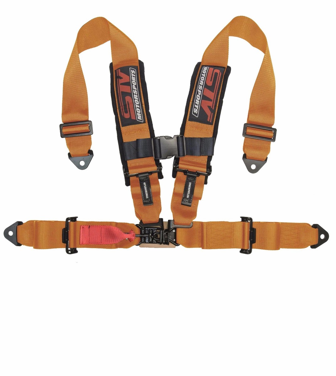 UNIVERSAL ORANGE Point Latch and Link Racing Seat Belt HARNESS