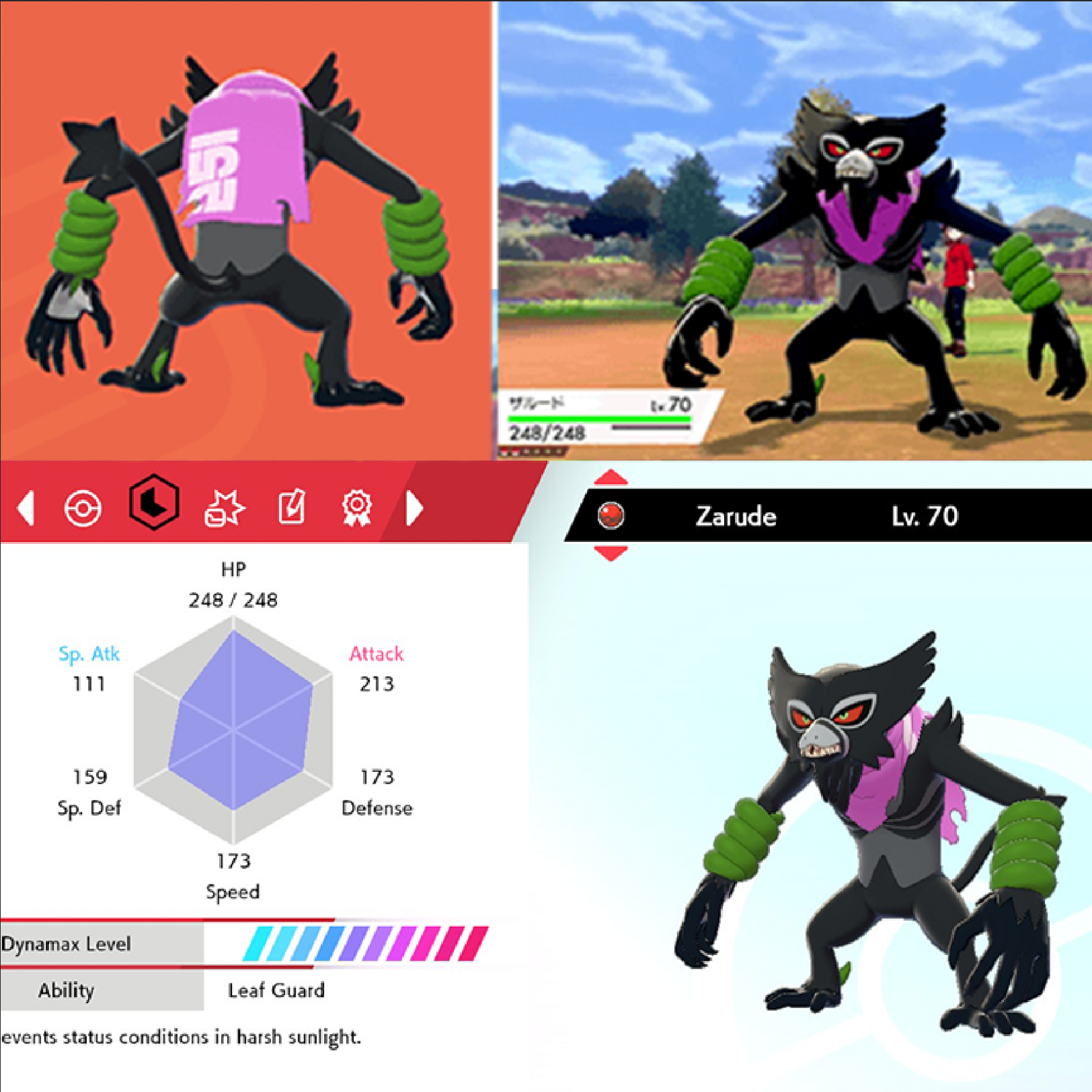 Zarude, Pink Scarf Cape Caped Dada form Zarude and Shiny Celebi 3-Pack -  Holding Master Balls - Pokemon Movie 2020 Event for Pokemon Sword and  Shield - elymbmx