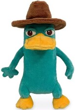 Disney Phineas and Ferb Agent P 10-Inch Mini Bean Bag Plush Perry the Platypus 